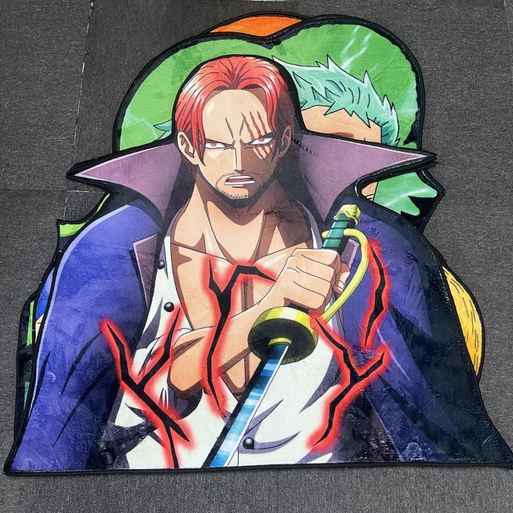 One Piece anime thick Belgian velvet anti slip carpet 1m
