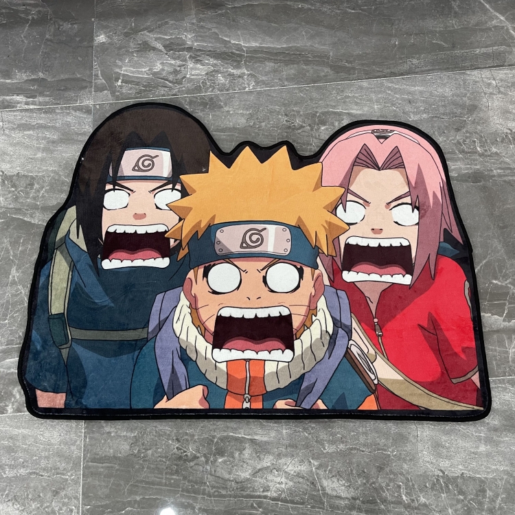 Naruto anime thick Belgian velvet anti slip carpet 1m