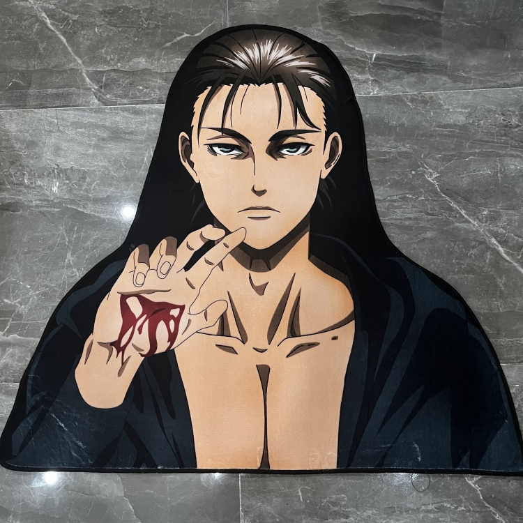Shingeki no Kyojin anime thick Belgian velvet anti slip carpet 1m