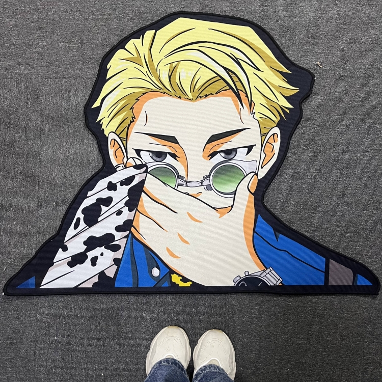 Jujutsu Kaisen anime thick Belgian velvet anti slip carpet 1m