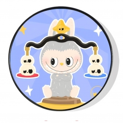 Labubu Foldable mobile phone h...