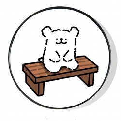 Line Dog Foldable mobile phone...