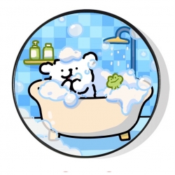 Line Dog Foldable mobile phone...