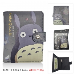TOTORO PU vertical wallet shor...