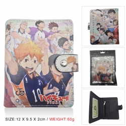 Haikyuu!! PU vertical wallet s...