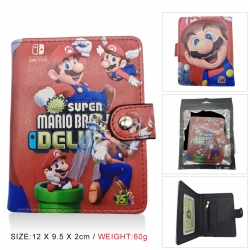 Super Mario PU vertical wallet...