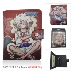 One Piece PU vertical wallet s...