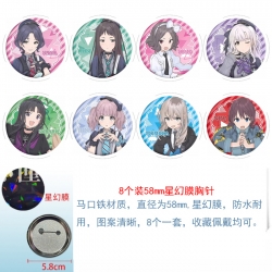 Girls Band Cry Anime round Ast...