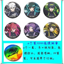 BLUE LOCK Anime round Badge Br...