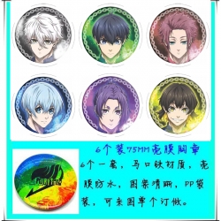 BLUE LOCK Anime round Badge Br...