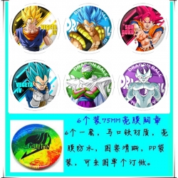 DRAGON BALL Anime round Badge ...
