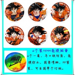 DRAGON BALL Anime round Badge ...