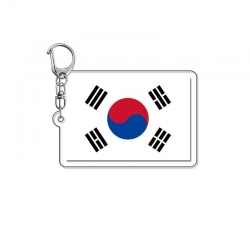 Korean Flag Anime Acrylic Keyc...