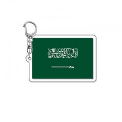 Saudi Flag Anime Acrylic Keych...