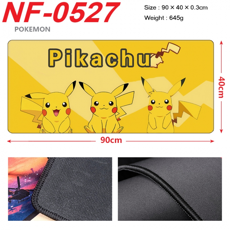 Pokemon Anime peripheral lock edge mouse pad 90X40cm NF-0527