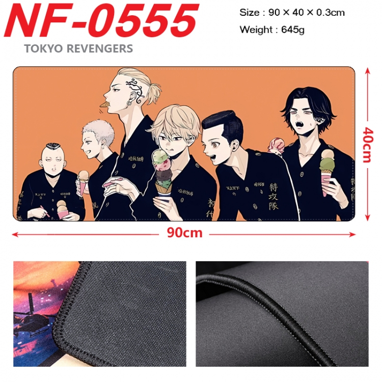 Tokyo Revengers Anime peripheral lock edge mouse pad 90X40cm NF-0555