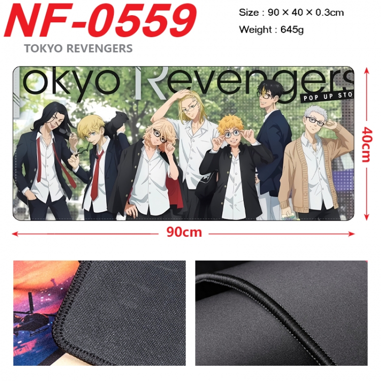 Tokyo Revengers Anime peripheral lock edge mouse pad 90X40cm NF-0559