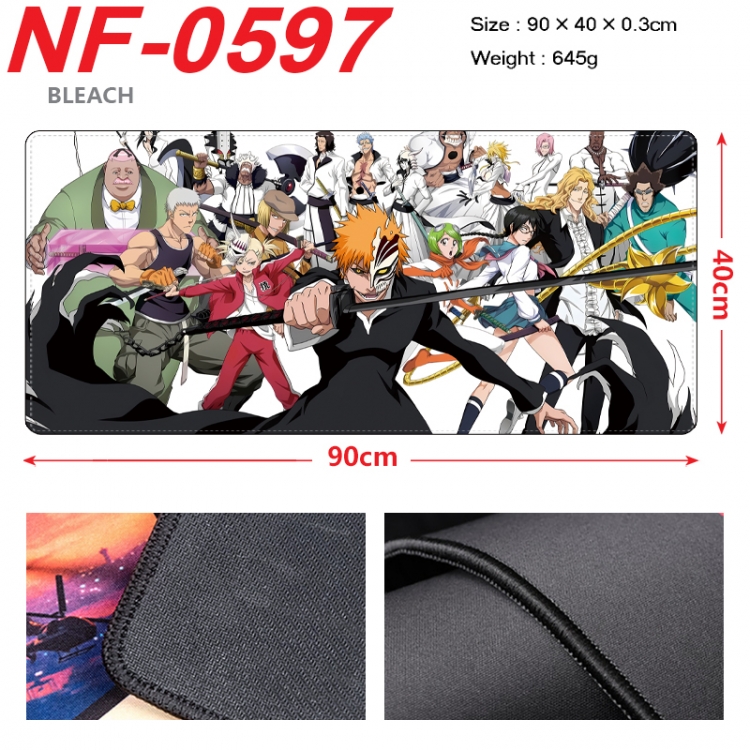 Bleach Anime peripheral lock edge mouse pad 90X40cm NF-0597