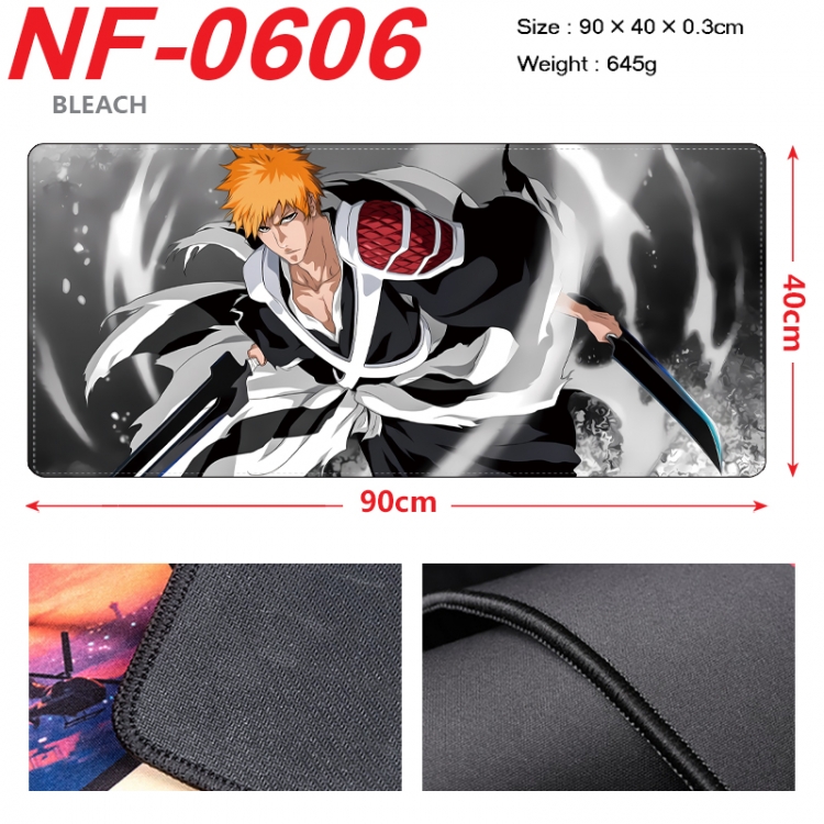 Bleach Anime peripheral lock edge mouse pad 90X40cm NF-0606