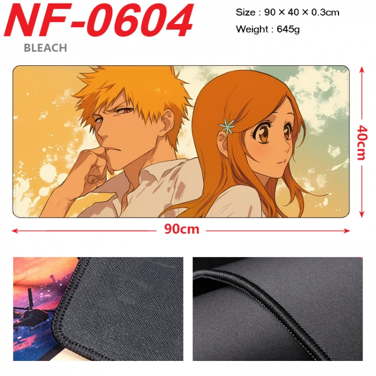 Bleach Anime peripheral lock edge mouse pad 90X40cm NF-0604