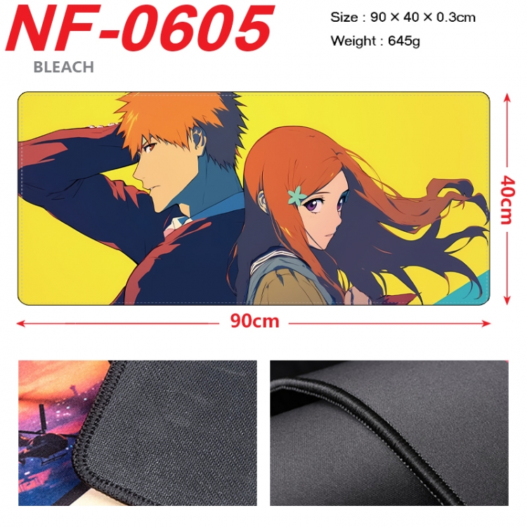 Bleach Anime peripheral lock edge mouse pad 90X40cm  NF-0605