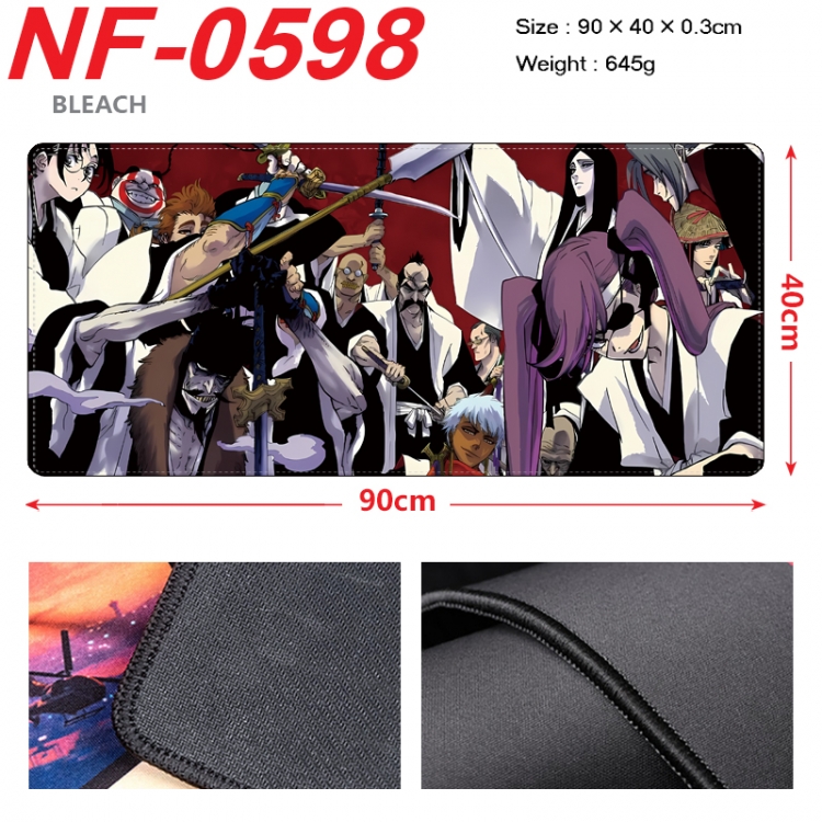Bleach Anime peripheral lock edge mouse pad 90X40cm NF-0598