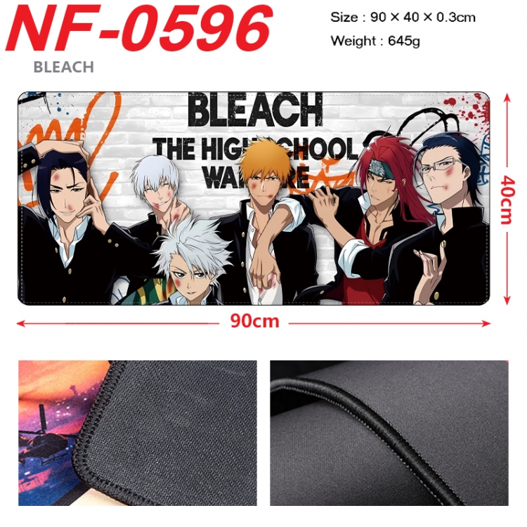 Bleach Anime peripheral lock edge mouse pad 90X40cm NF-0596