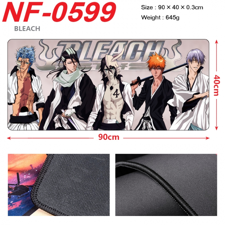 Bleach Anime peripheral lock edge mouse pad 90X40cm  NF-0599