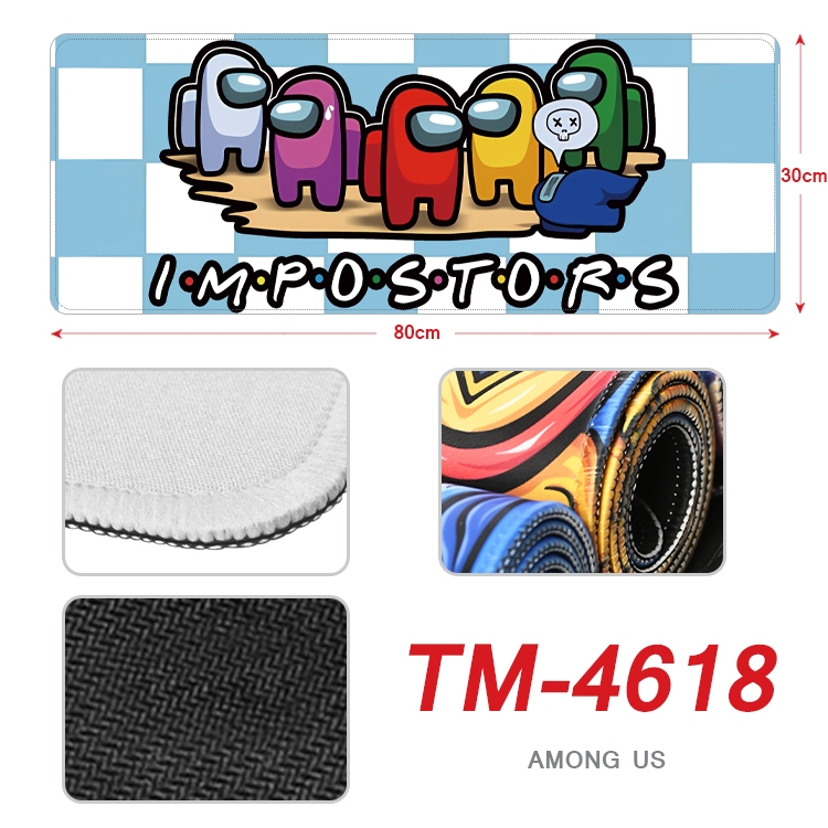 Among us Anime peripheral lock edge mouse pad 80X30cm TM-4618