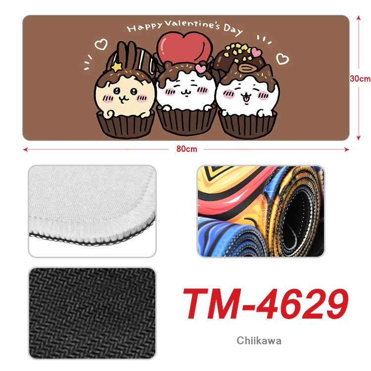 Chiikawa Anime peripheral lock edge mouse pad 80X30cm  TM-4629