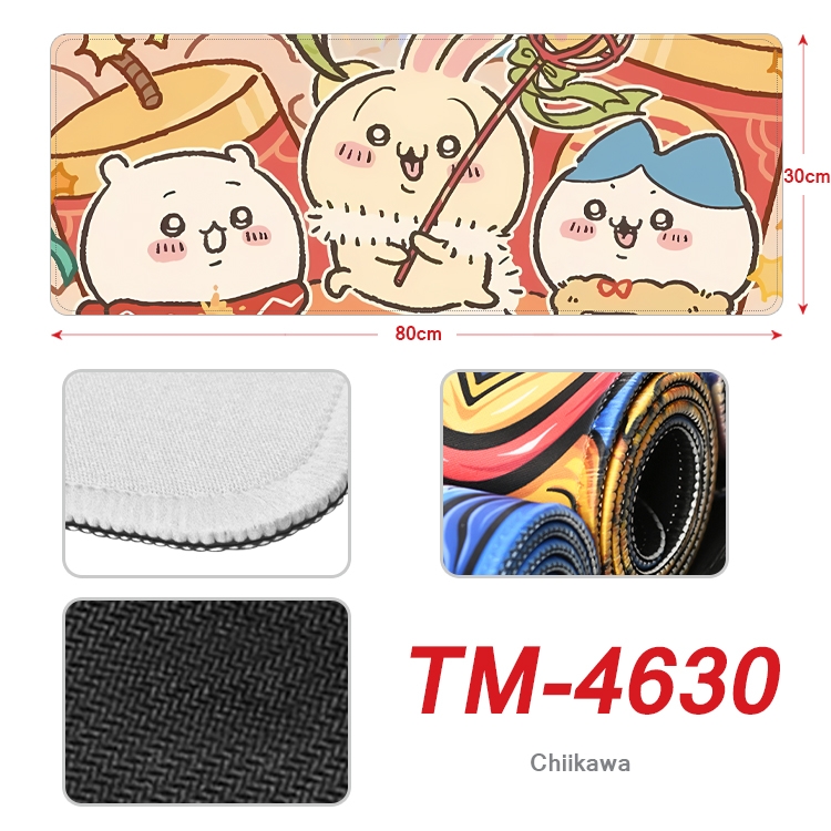 Chiikawa Anime peripheral lock edge mouse pad 80X30cm TM-4630