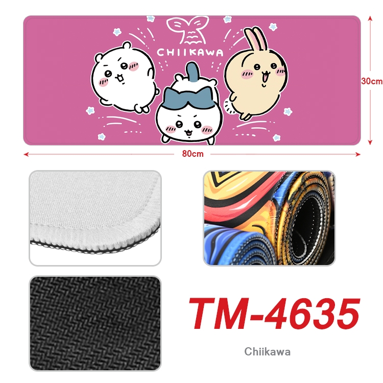 Chiikawa Anime peripheral lock edge mouse pad 80X30cm TM-4635