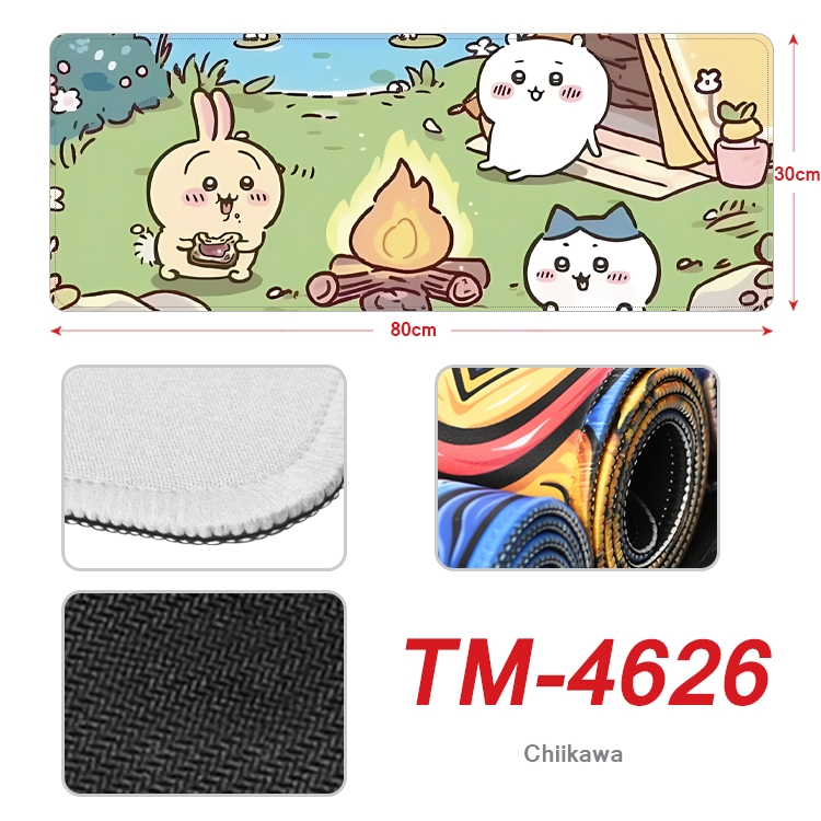 Chiikawa Anime peripheral lock edge mouse pad 80X30cm TM-4626
