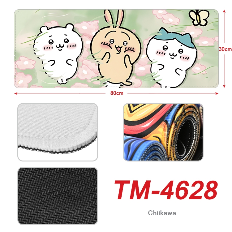 Chiikawa Anime peripheral lock edge mouse pad 80X30cm TM-4628