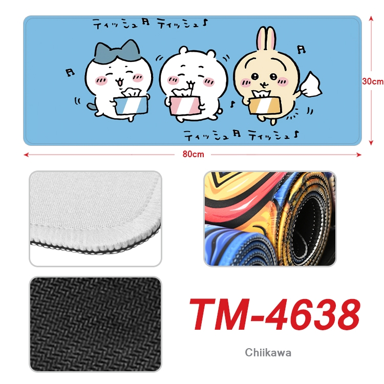 Chiikawa Anime peripheral lock edge mouse pad 80X30cm TM-4638