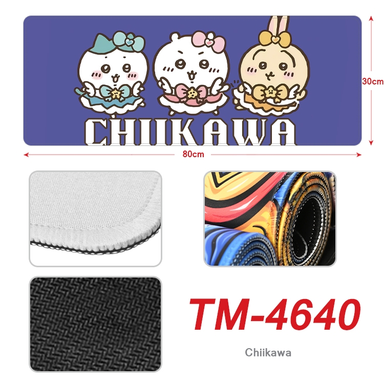 Chiikawa Anime peripheral lock edge mouse pad 80X30cm TM-4640