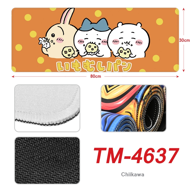 Chiikawa Anime peripheral lock edge mouse pad 80X30cm TM-4637