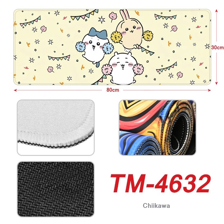 Chiikawa Anime peripheral lock edge mouse pad 80X30cm TM-4632