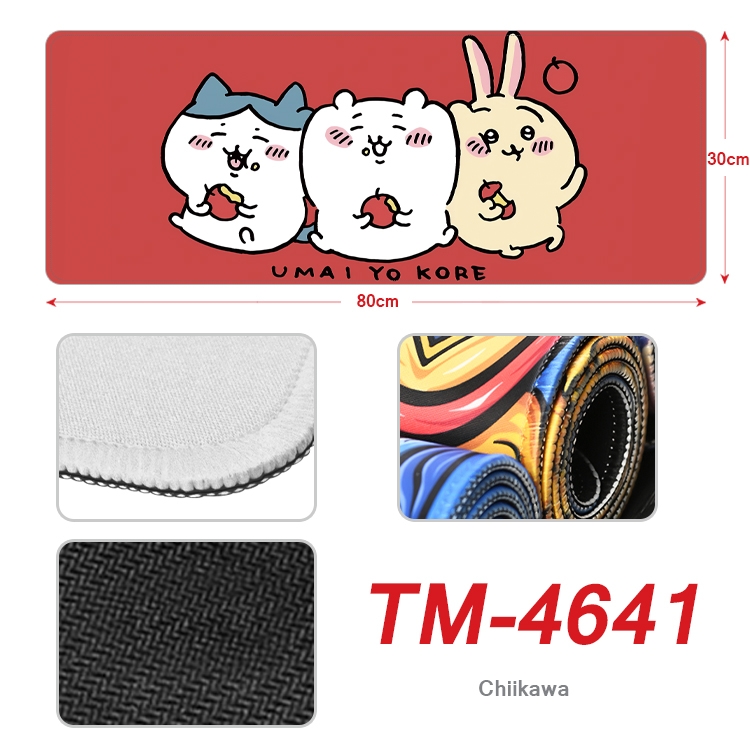 Chiikawa Anime peripheral lock edge mouse pad 80X30cm TM-4641