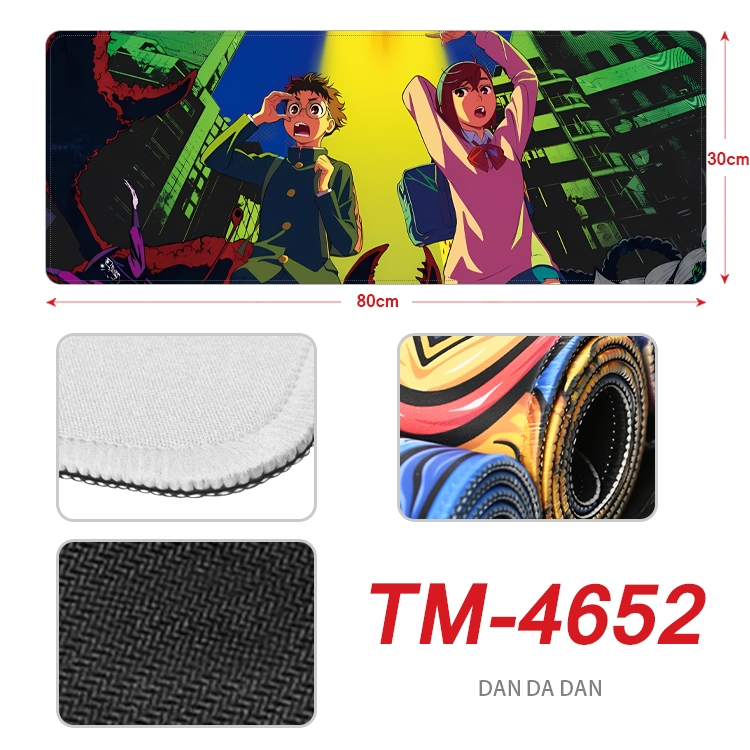 Dandadan Anime peripheral lock edge mouse pad 80X30cm