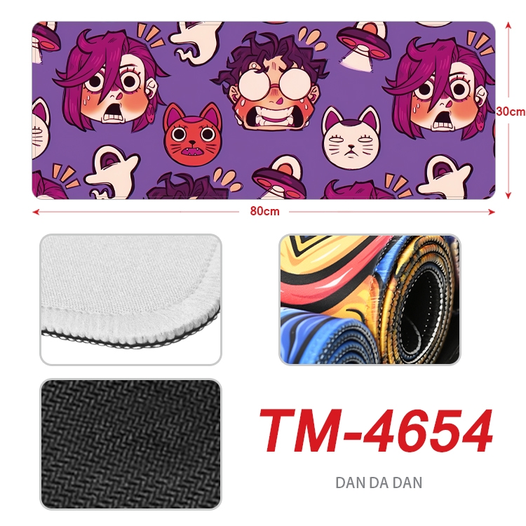 Dandadan Anime peripheral lock edge mouse pad 80X30cm