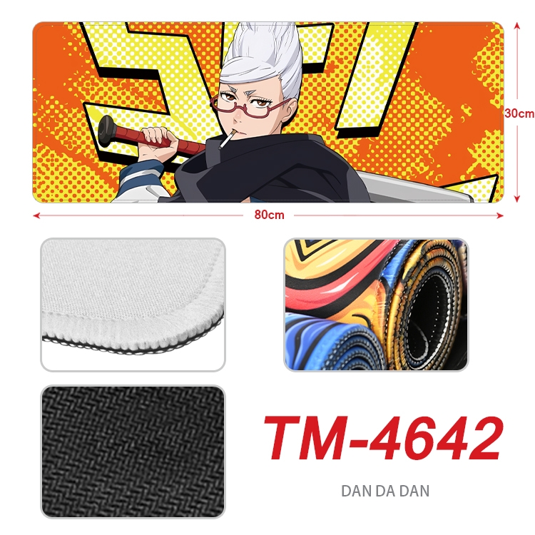 Dandadan Anime peripheral lock edge mouse pad 80X30cm
