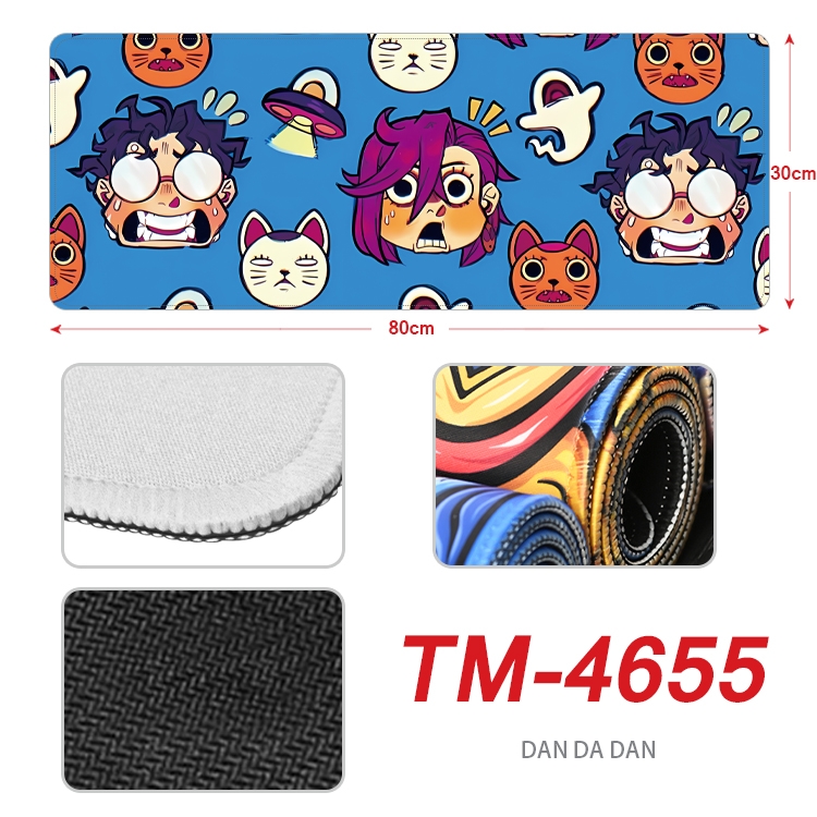 Dandadan Anime peripheral lock edge mouse pad 80X30cm