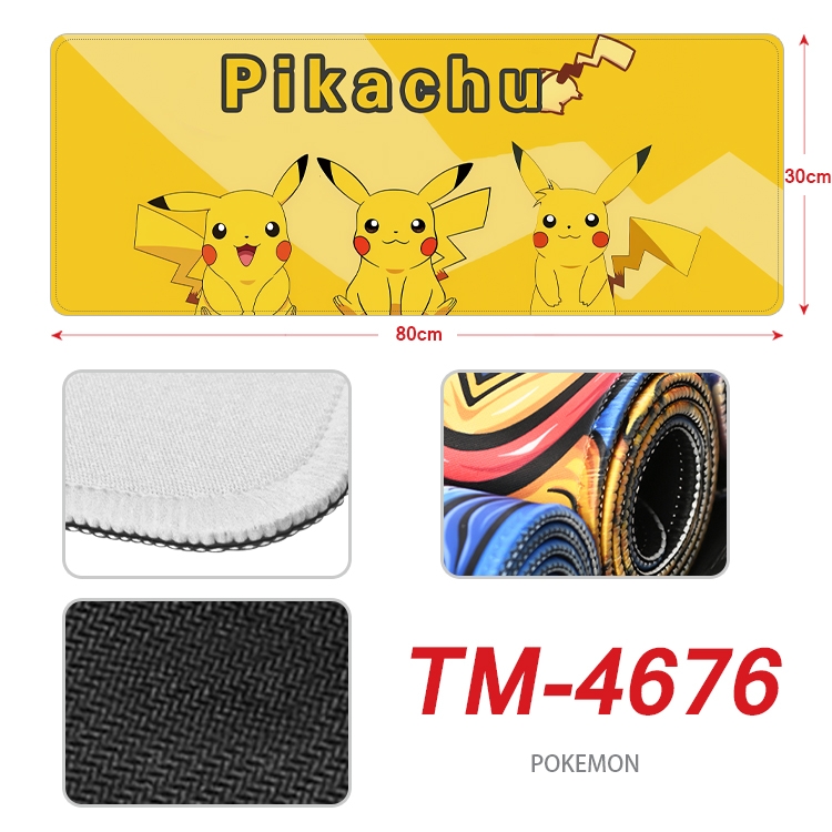Pokemon Anime peripheral lock edge mouse pad 80X30cm TM-4676