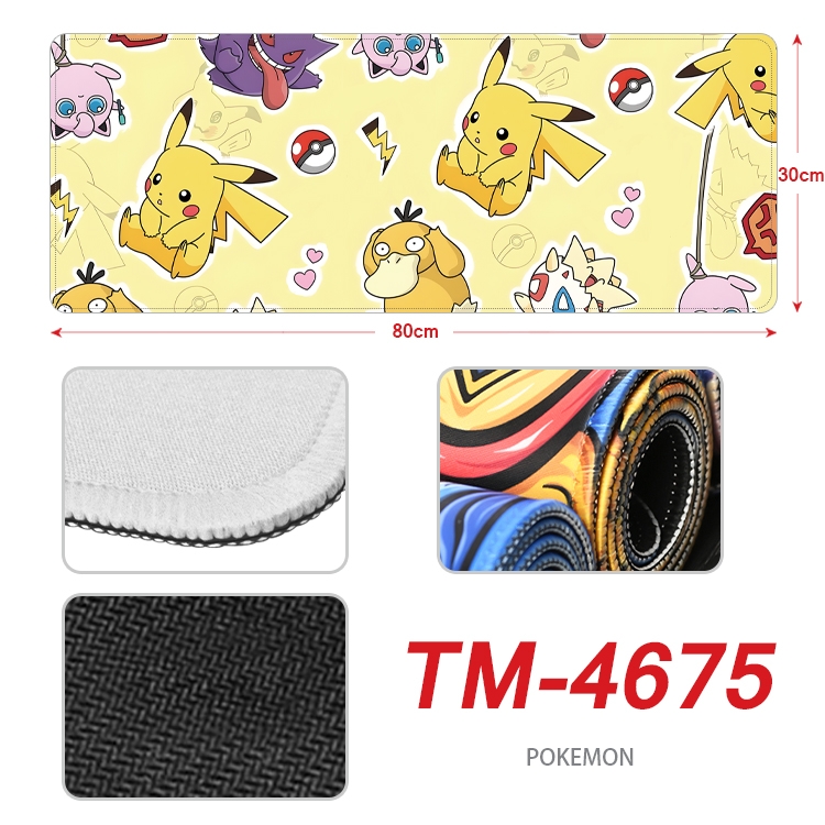 Pokemon Anime peripheral lock edge mouse pad 80X30cm TM-4675