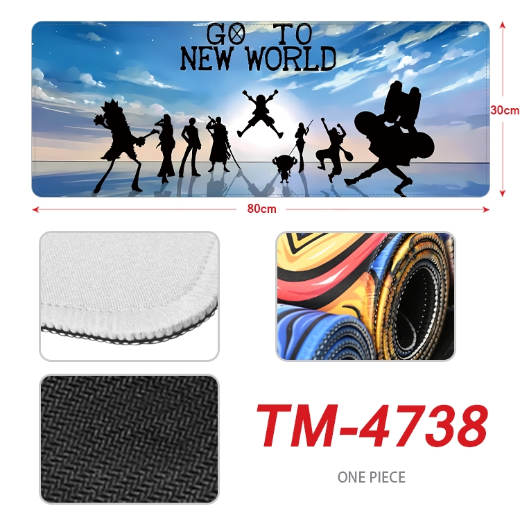 One Piece Anime peripheral lock edge mouse pad 80X30cm TM-4738