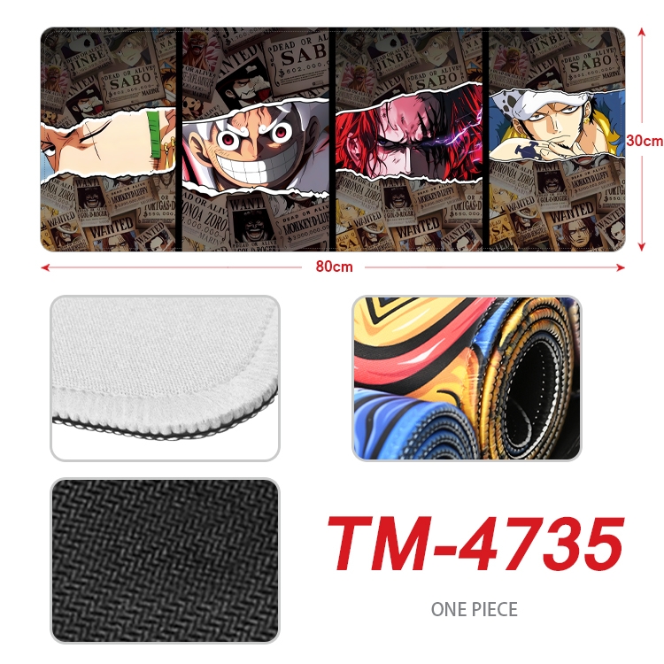 One Piece Anime peripheral lock edge mouse pad 80X30cm TM-4735