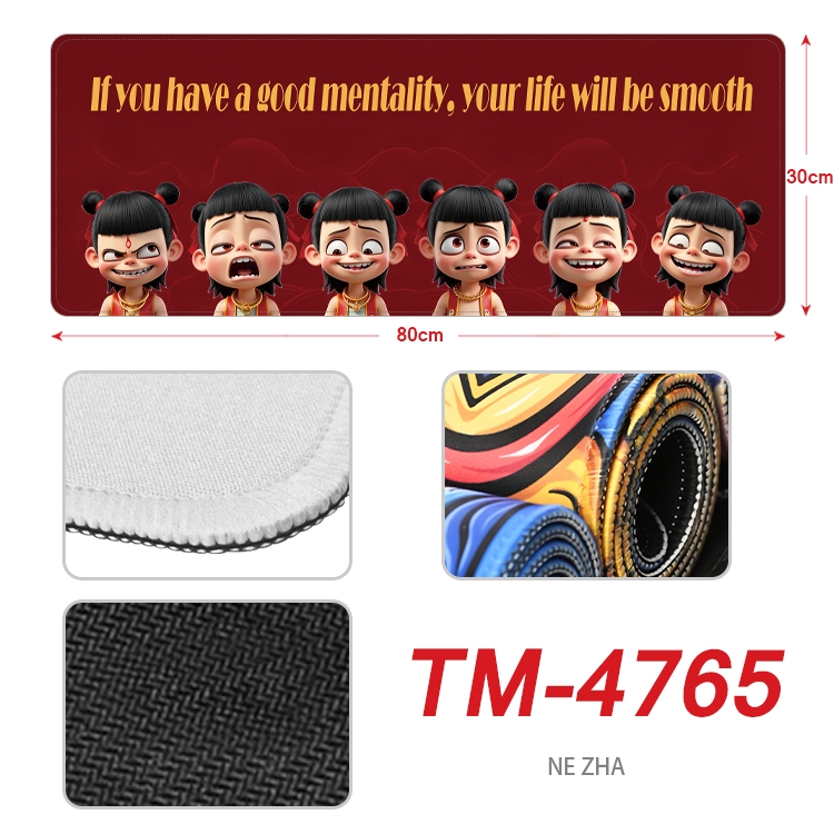 Nezha2 Anime peripheral lock edge mouse pad 80X30cm TM-4765