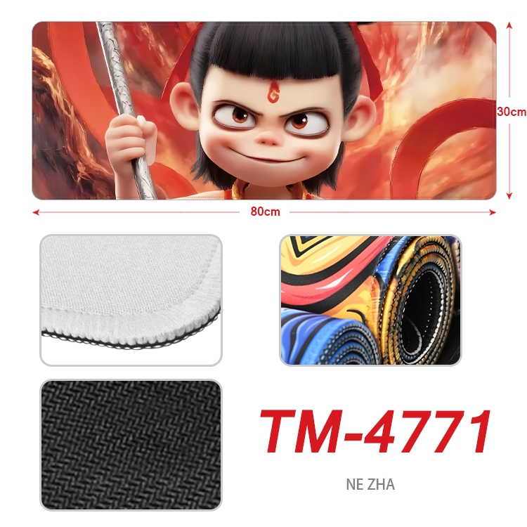 Nezha2 Anime peripheral lock edge mouse pad 80X30cm TM-4771
