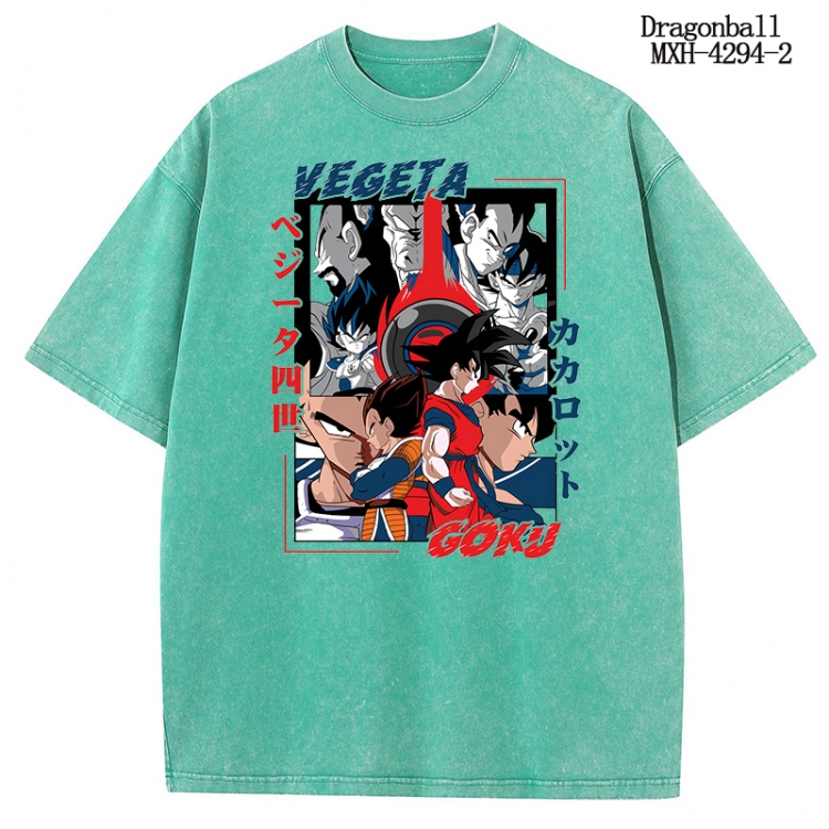 DRAGON BALL Anime peripheral pure cotton washed and worn T-shirt from S to 2XL MXH-4294-2